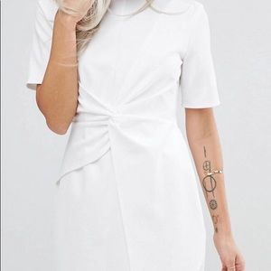White shirt dress